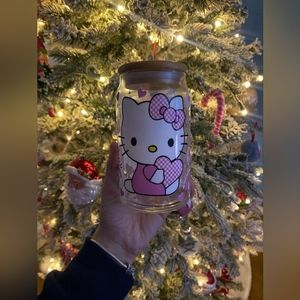 Hello Kitty Glass Cup